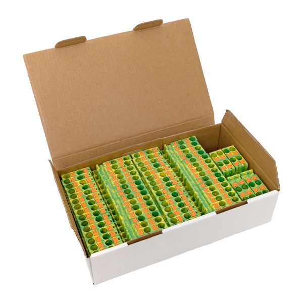  Колодка клеммная пружинная 6 Push-in 4 вывода земля EKF PIT-6-4-pe фото в каталоге от BTSprom.by