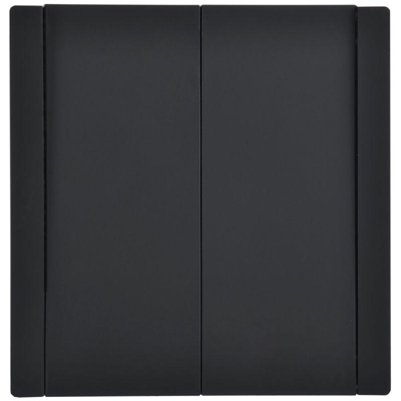  Выключатель перекрестный 2-кл. СП FORTE&PIANO 10А FP109 черн. IEK FP-V23-0-10-1-K02 фото в каталоге от BTSprom.by