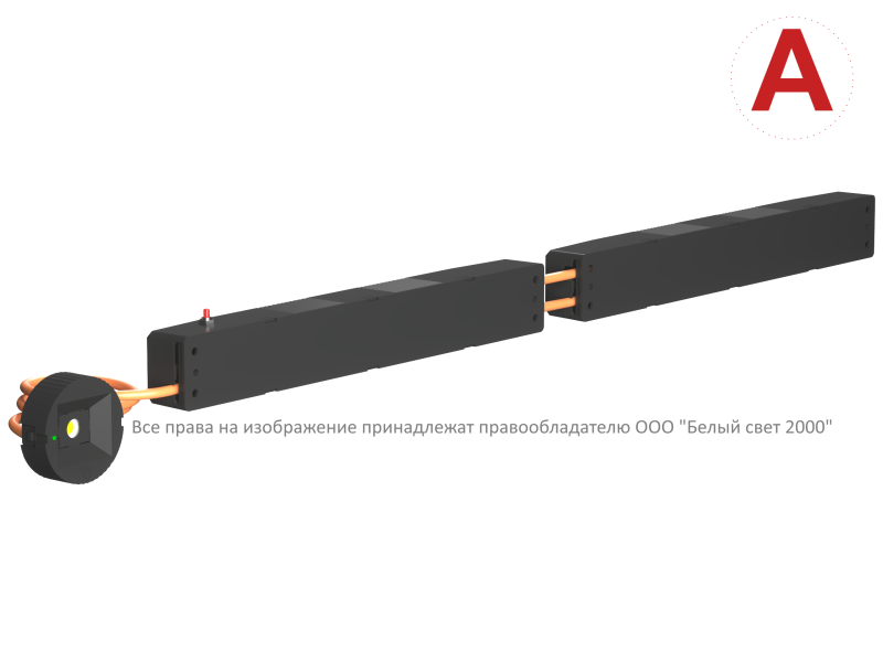  Светильник аварийный BS-OKO-83-L1-INEXI2 Black Белый свет a18693 фото в каталоге от BTSprom.by