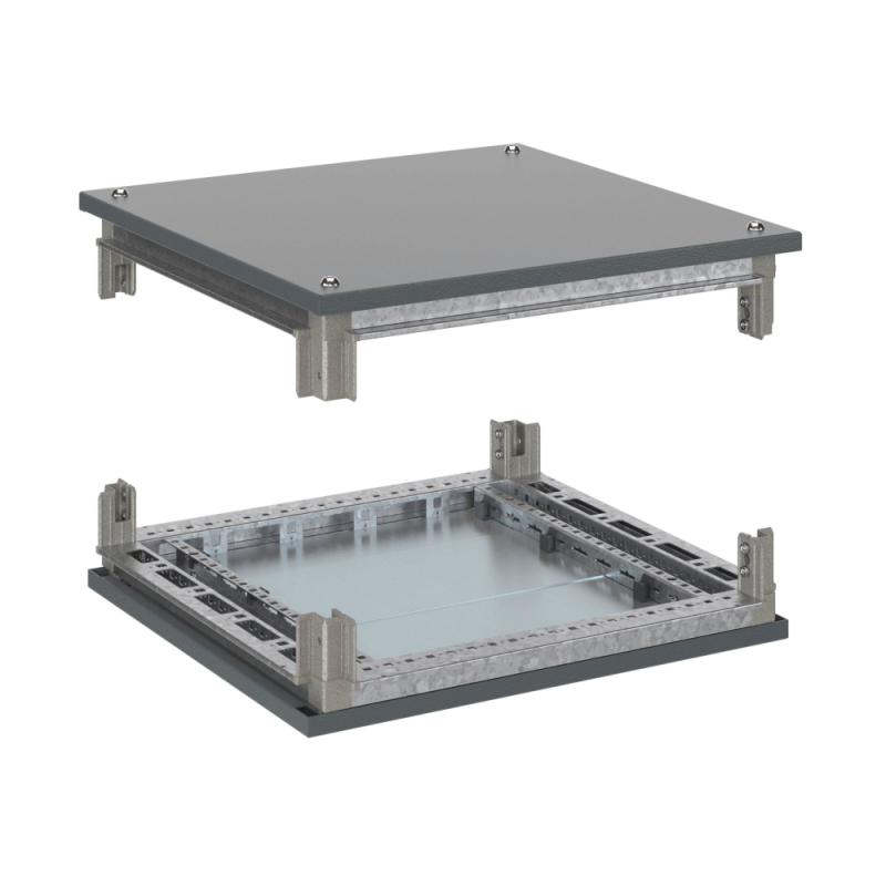 комплект крыша и основание для оцинкованных шкафов optibox m 600x600мм кэаз 306698 от BTSprom.by
