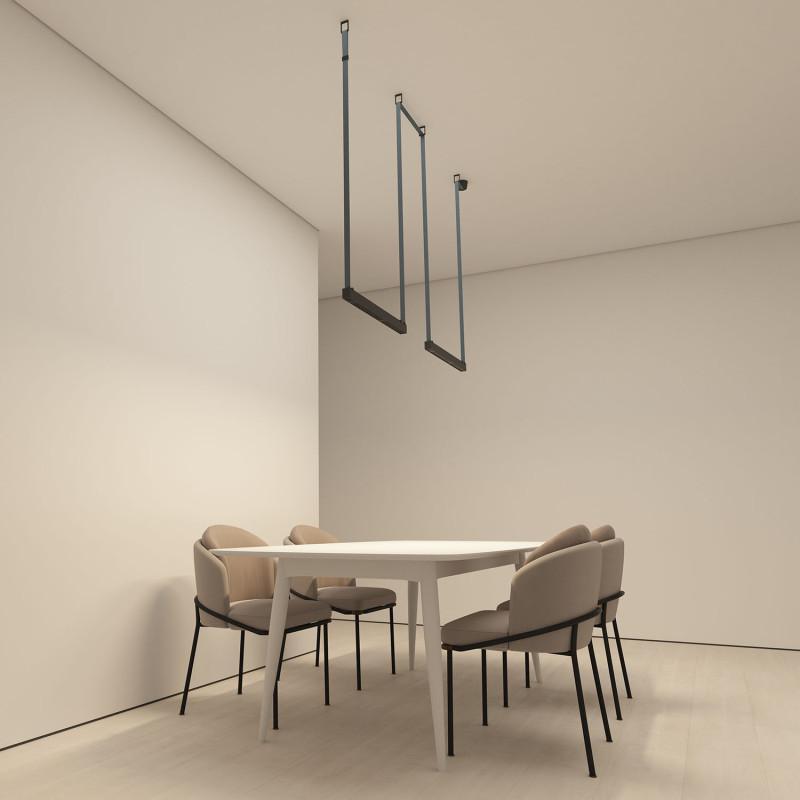  Светильник для трека-ремня Belty Grill 24Вт 3000К IP20 48В DC 642х40х45мм RA90 24град. со светодиодом алюм. черн. DENKIRS 760238 фото в каталоге от BTSprom.by