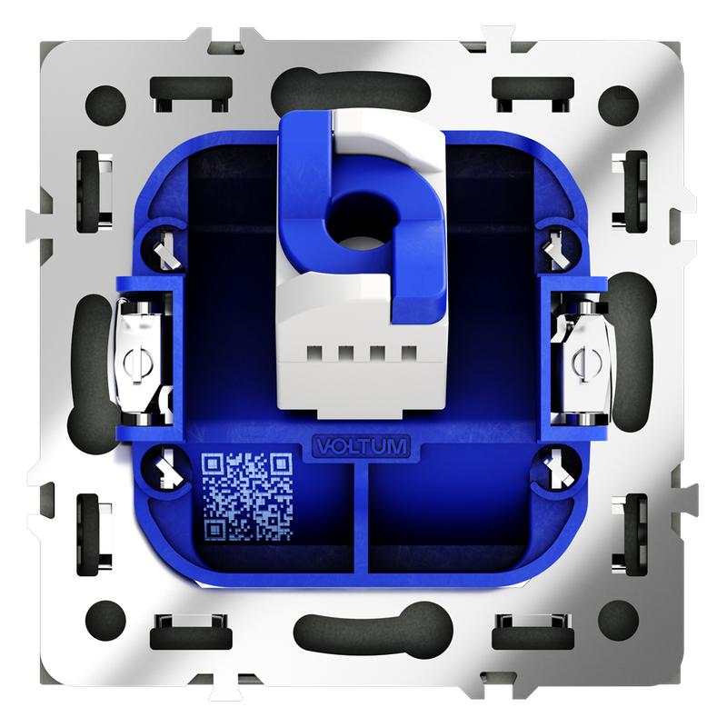  Розетка компьютерная 1-м СП S70 RJ45 кат.6 механизм графит Voltum VLS060107 фото в каталоге от BTSprom.by