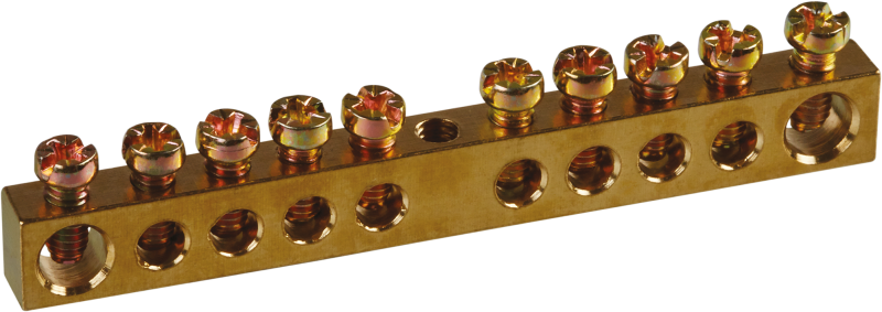 шина нулевая 90 715 obb-69-10-1 стандартная (без изоляторов) онлайт 90715 от BTSprom.by