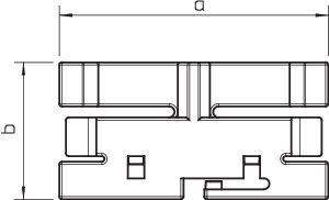  Скоба для крышки кабельного канала WDKH H=110мм OTK H110 OBO 6176128 фото в каталоге от BTSprom.by