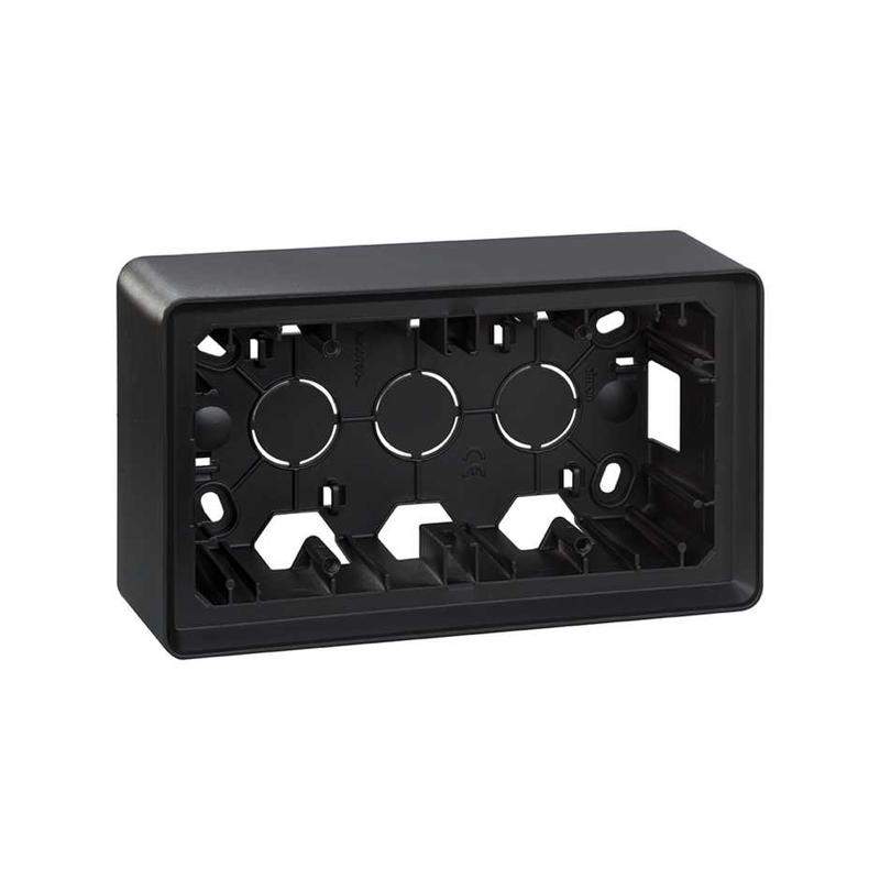 коробка наружной установки на 2 поста графит simon82 detail 8200760-038 от BTSprom.by
