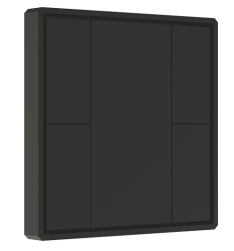 панель кнопочная 4-х кл. пластиковый корпус черн. awada da2-sw-b4-pb от BTSprom.by