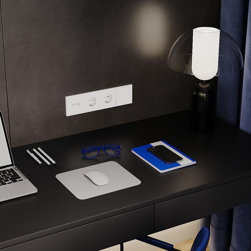  Выключатель 2-кл. СП S70 10А механизм бел. матов. Voltum VLS020102 фото в каталоге от BTSprom.by