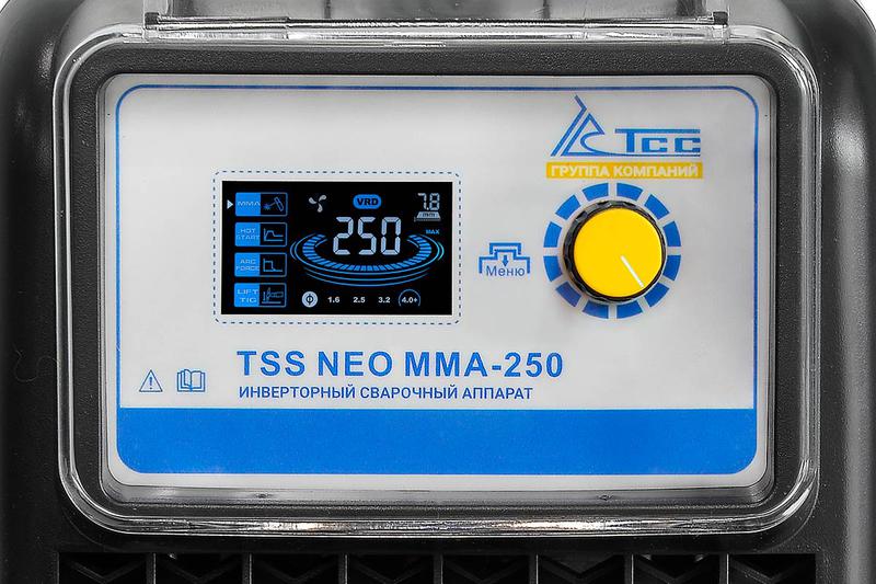  Инвертор сварочный TSS NEO MMA-250 ГК ТСС 035255 фото в каталоге от BTSprom.by