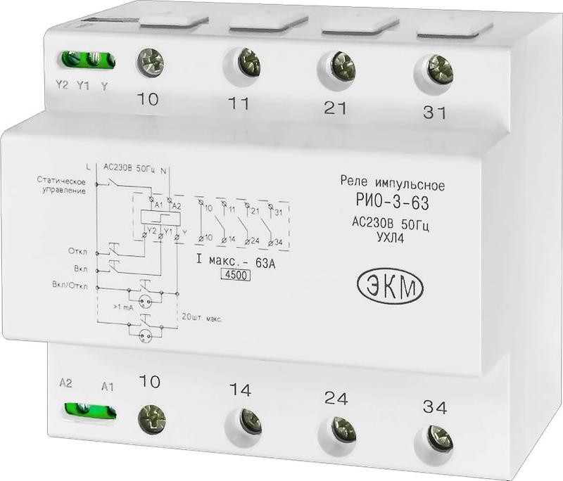 реле освещения импульсное рио-3-63 ac230в ухл4 меандр a8302-16938926 от BTSprom.by