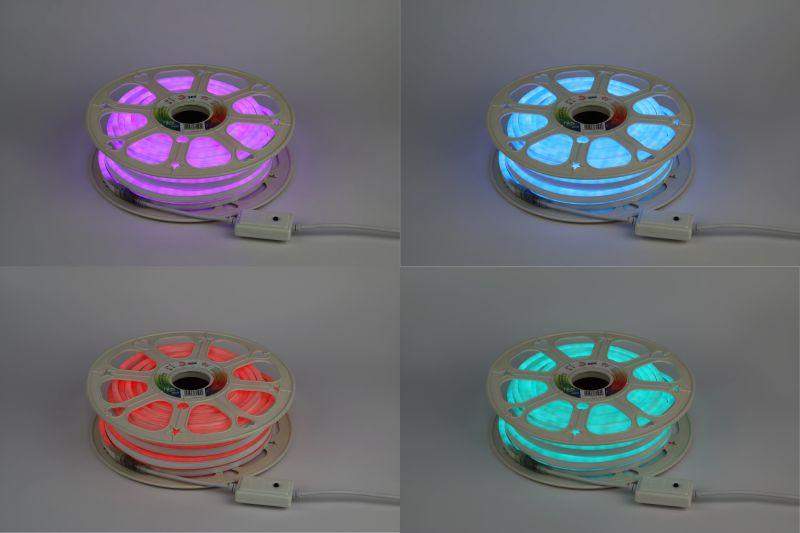 лента светодиодная неоновая n5050 72-ip67-220v-20m-rgb многоцв. (уп.20м) эра б0053983 от BTSprom.by