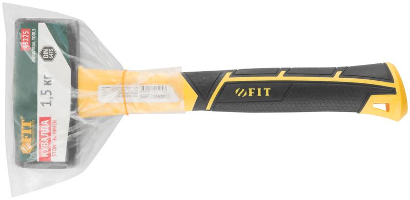 Кувалда кованая Профи 1.5кг фибергласовая усилен. ручка FIT 45225 фото в каталоге от BTSprom.by
