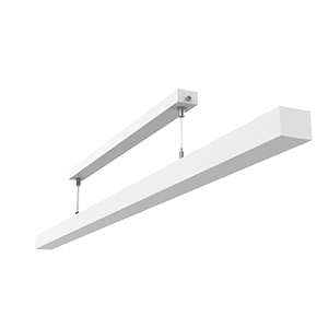 светильник светодиодный qubo-line 1010х50х40 20вт 3000к подвесной рассеив. опал диммер dali ral9003 бел. муар varton v1-r0-00235-30d01-4002030 от BTSprom.by