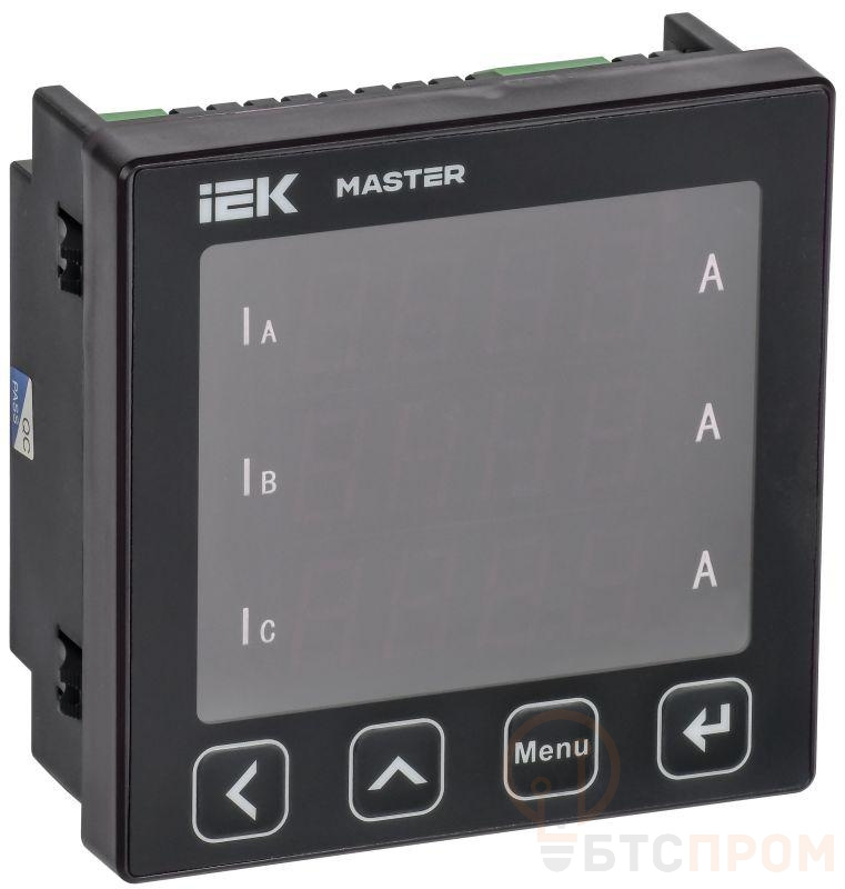 Амперметр цифровой щитовой 3ф RS-485 96х96 LED MASTER IEK MI-DA21-6-3-1-LED фото в каталоге от BTSprom.by  Амперметр цифровой щитовой 3ф RS-485 96х96 LED MASTER IEK MI-DA21-6-3-1-LED фото в каталоге от BTSprom.by