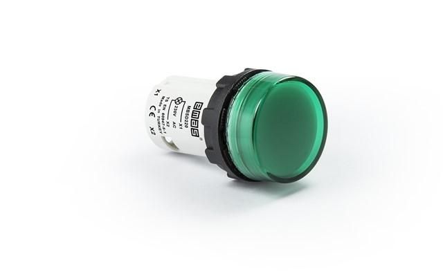 арматура сигнальная моноблочная 220в зел. emas mbsd220y от BTSprom.by