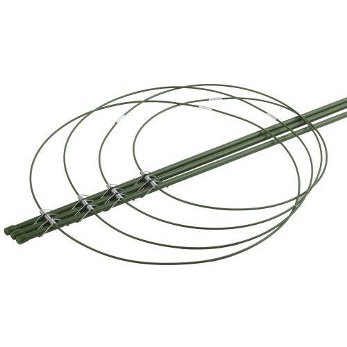 поддержка для цветов 4 кольца 90см (60/180) green apple б0008278 от BTSprom.by