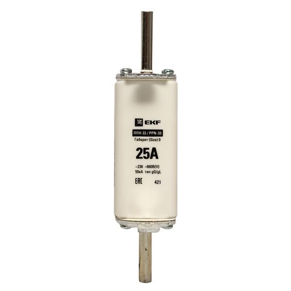 Вставка плавкая ППН-33 160/25А габарит 0 PROxima EKF fus-33-0/160/25 фото в каталоге от BTSprom.by