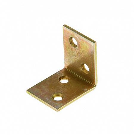 уголок мебельный широкий 40х40х40х2мм желт. tech-krep/zitar 148296 от BTSprom.by