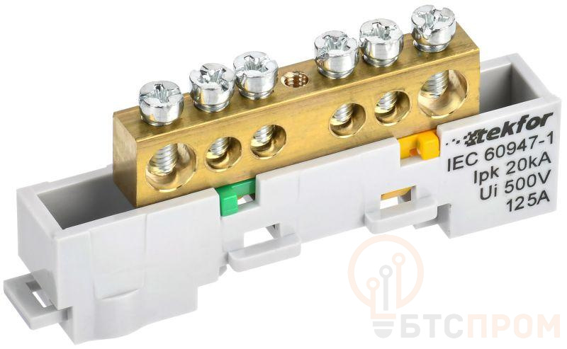 Шина PE "земля" неизол. на универс. держ. 8х12-6-Ж TEKFOR IEK TF-NN20-06-DL-K05 фото в каталоге от BTSprom.by  Шина PE "земля" неизол. на универс. держ. 8х12-6-Ж TEKFOR IEK TF-NN20-06-DL-K05 фото в каталоге от BTSprom.by