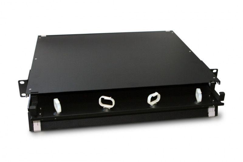 патч-панель fo-19bx-1u-d1-3хslt-w120h32-emp универс. пустой корпус 1u; 1 выдвиж. лоток (drawer 1u) 3 слота 3х1 вмещает 3 fpm панели с адаптер. или 3 css оптич. кассеты 120х32мм hyperline 47739 от BTSprom.by