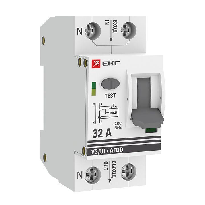 устройство защиты от дугового пробоя (уздп) 1p+n 32а proxima ekf afdd-2-32-pro от BTSprom.by