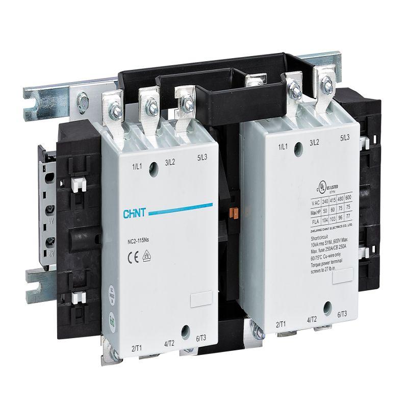 контактор реверсивный nc2-115ns 115а 110в ac-3 50гц (r) chint 235657 от BTSprom.by
