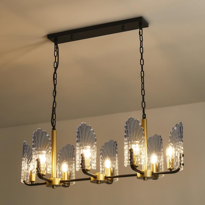  Светильник Ollie 8х40Вт E14 IP20 подвесной Freya FR5525PL-08GB фото в каталоге от BTSprom.by