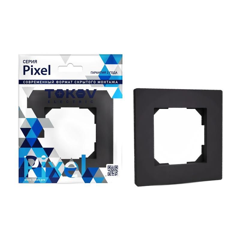 рамка 1-м pixel карбон tokov electric tke-px-rm1-c14 от BTSprom.by