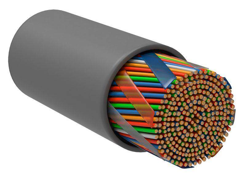 кабель витая пара u/utp кат.5e 10 пар 10х2х24awg solid lszh сер. (305м) (м) itk lc1-c5e10-121 от BTSprom.by