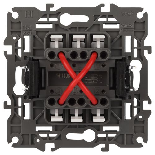  Переключатель перекрестный Elegance 14-1108-16 IP20 250В 10АХ титан Эра Б0065809 фото в каталоге от BTSprom.by