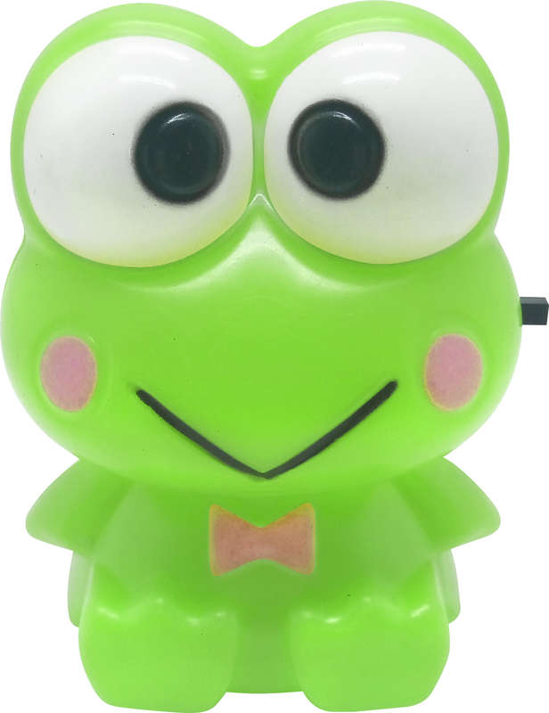 ночник светодиодный nla 02-fg лягушонок 230в зел. с выкл. in home 4690612028958 от BTSprom.by
