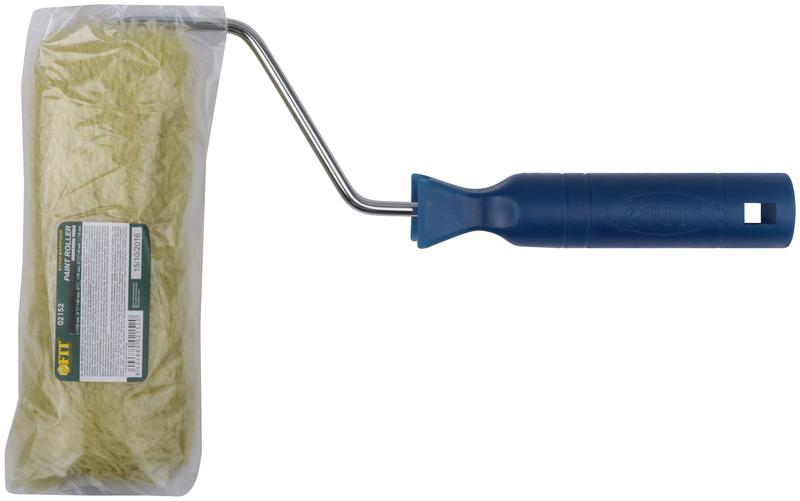  Валик полиакриловый нитяной диаметр 40/76мм ворс 18мм бюгель 6мм 150мм зел. FIT 02152 фото в каталоге от BTSprom.by