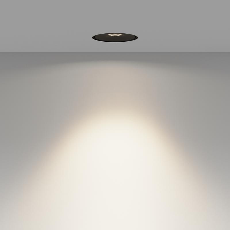  Светильник Move 9Вт 3000-4000-6000К 36град. встраив. Maytoni DL060-9W3-4-6K-TRS-B фото в каталоге от BTSprom.by