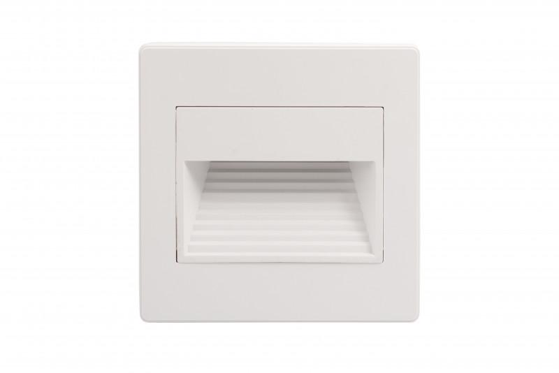  Светильник LED 1Вт 3000К IP20 встраив. в стену пластик бел. DENKIRS 538897 фото в каталоге от BTSprom.by