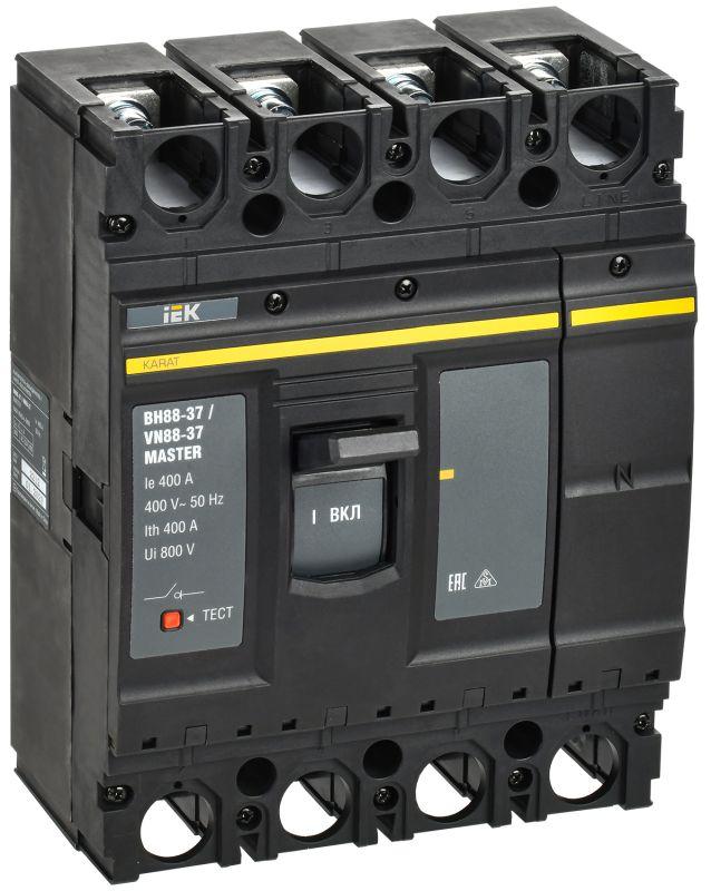 выключатель-разъединитель 4п 400а вн88-37 karat master iek kam-vn40-4-0400 от BTSprom.by