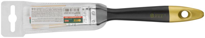  Кисть флейцевая "Лайн" искусственная щетина пластиковая ручка 1дюйм (25мм) FIT 01173 фото в каталоге от BTSprom.by