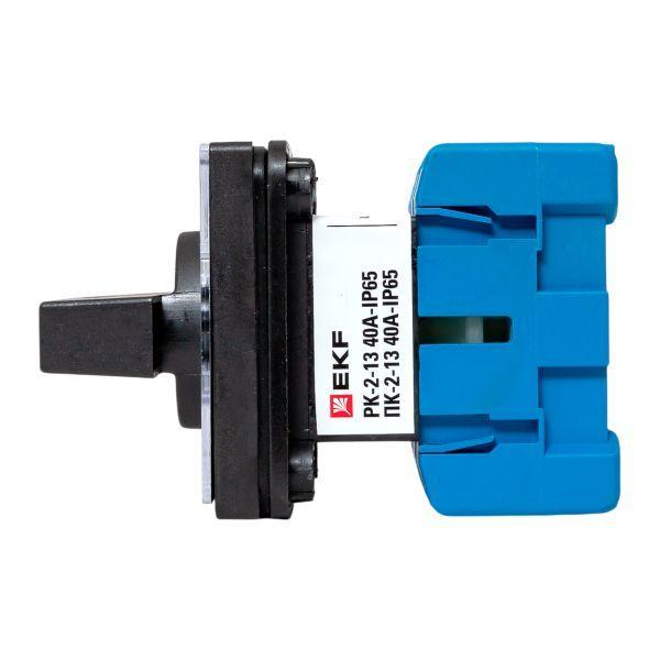  Переключатель кулачковый ПК-2-13 3п 40А "ВКЛ-ВЫКЛ" IP65 EKF pk-2-13-40-65 фото в каталоге от BTSprom.by