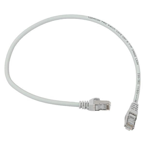 патч-корд кат.6 экранированный ftp оболочка lszh сер. (0.5м) teracom pro ekf trp-6ftp-lsh-05m-gy от BTSprom.by