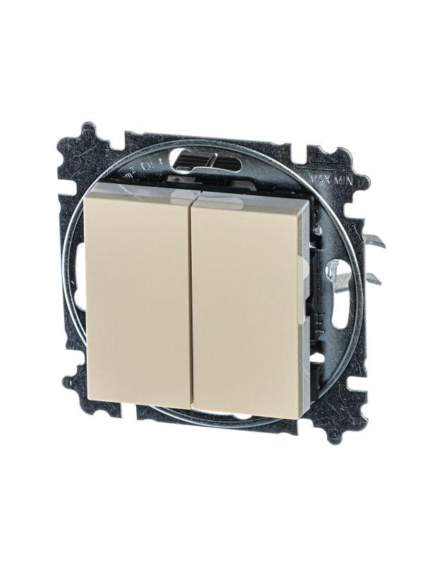 переключатель 2-кл. сп levit ip20 сл. кость/бел. abb 2chh595245a6017 от BTSprom.by