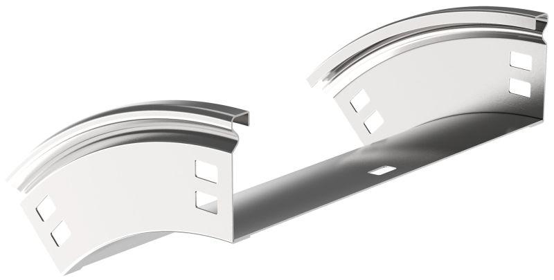 Угол для лотка плавный 45град. 400х80 В20 ESCA IEK CPV41-0-45-080-400 от BTSprom.by