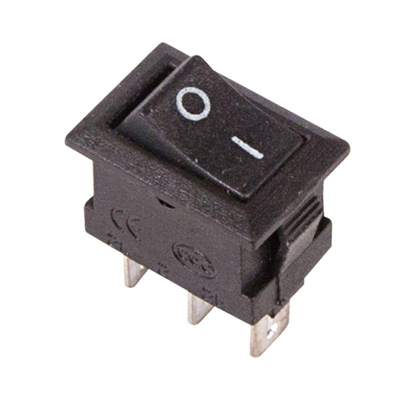 выключатель клавишный 250в 3а (3с) on-on черн. micro (rwb-102) rexant 36-2030 от BTSprom.by