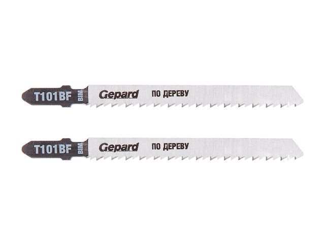 пилка лобз. по дереву t101bf (2 шт.) gepard (по ламинату) gp0625-15 от BTSprom.by