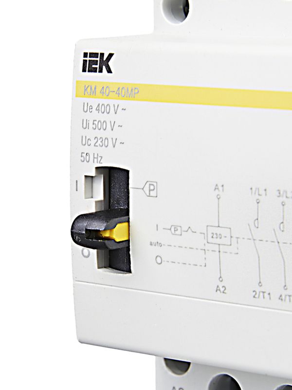  Контактор модульный КМ40-40МР AC с ручным управ. KARAT IEK MKK22-40-40 фото в каталоге от BTSprom.by