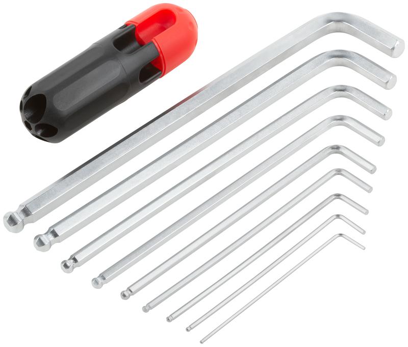  Набор ключей шестигранных длинные с шаром (15-10мм) CrV 9шт с пластик.Т-обр.ручкой FIT 64198 фото в каталоге от BTSprom.by