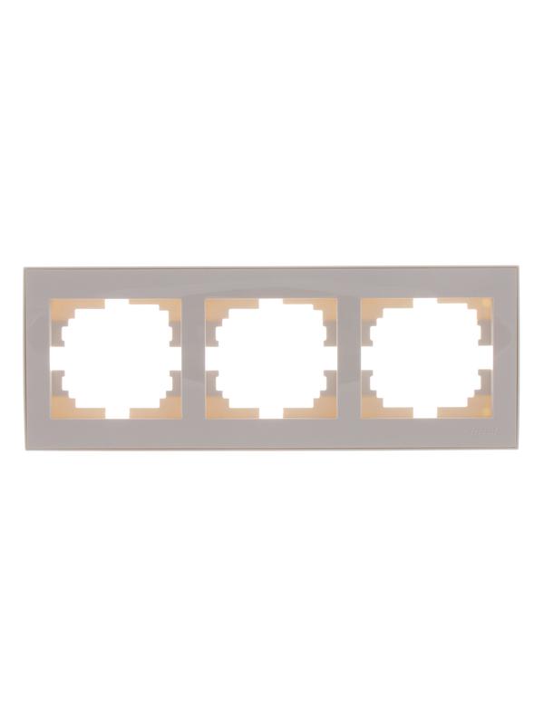 рамка 3-м rain горизонт. с боковой вставкой крем. lezard 703-0303-148 от BTSprom.by рамка 3-м rain горизонт. с боковой вставкой крем. lezard 703-0303-148 от BTSprom.by