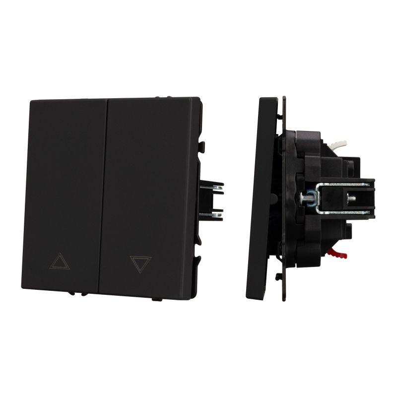 выключатель управления шторами swt-nobe-mkr2-sfpl-bk 10а 230в механизм arlight 054273 от BTSprom.by