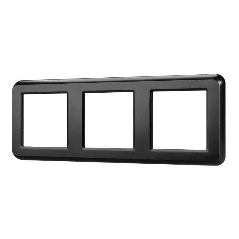 рамка пластиковая frm-versa-pl-3-bk arlight 043784 от BTSprom.by