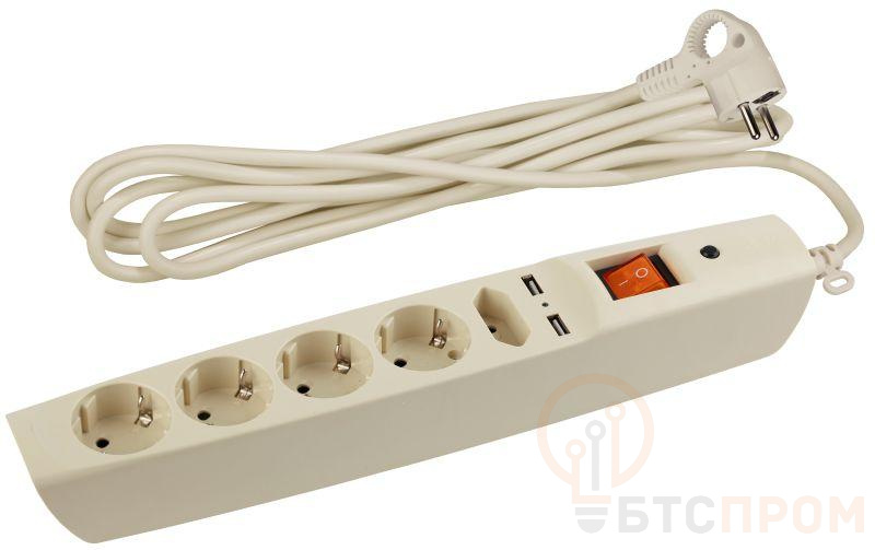 Удлинитель с сетевым фильтром 5х2м с заземл. 10А IP20 U-5es-2m-I 2хUSB ПВС 3х0.75 с выкл. защ. шторки сл. кость Эра C0043328 фото в каталоге от BTSprom.by  Удлинитель с сетевым фильтром 5х2м с заземл. 10А IP20 U-5es-2m-I 2хUSB ПВС 3х0.75 с выкл. защ. шторки сл. кость Эра C0043328 фото в каталоге от BTSprom.by