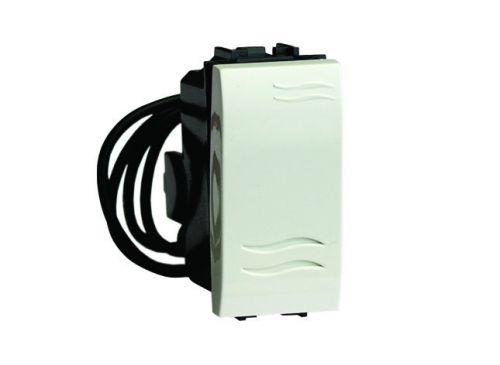 выключатель кнопочный 1-кл. 1мод. brava 16а ip20 с подсветкой сл. кость dkc 75021sl от BTSprom.by