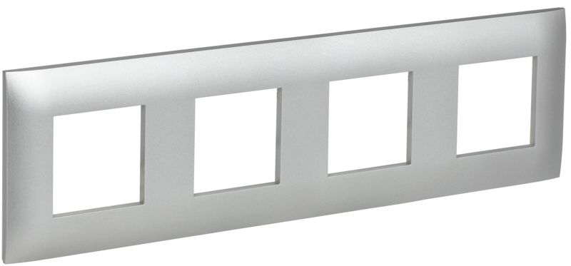 рамка 4-м skandy sk-f04s серебр. iek sk-m42-k23 от BTSprom.by