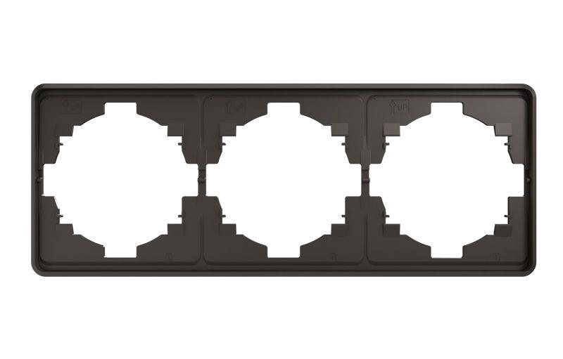 рамка 3-м round miele титан kranz kr-78-0753-2 от BTSprom.by